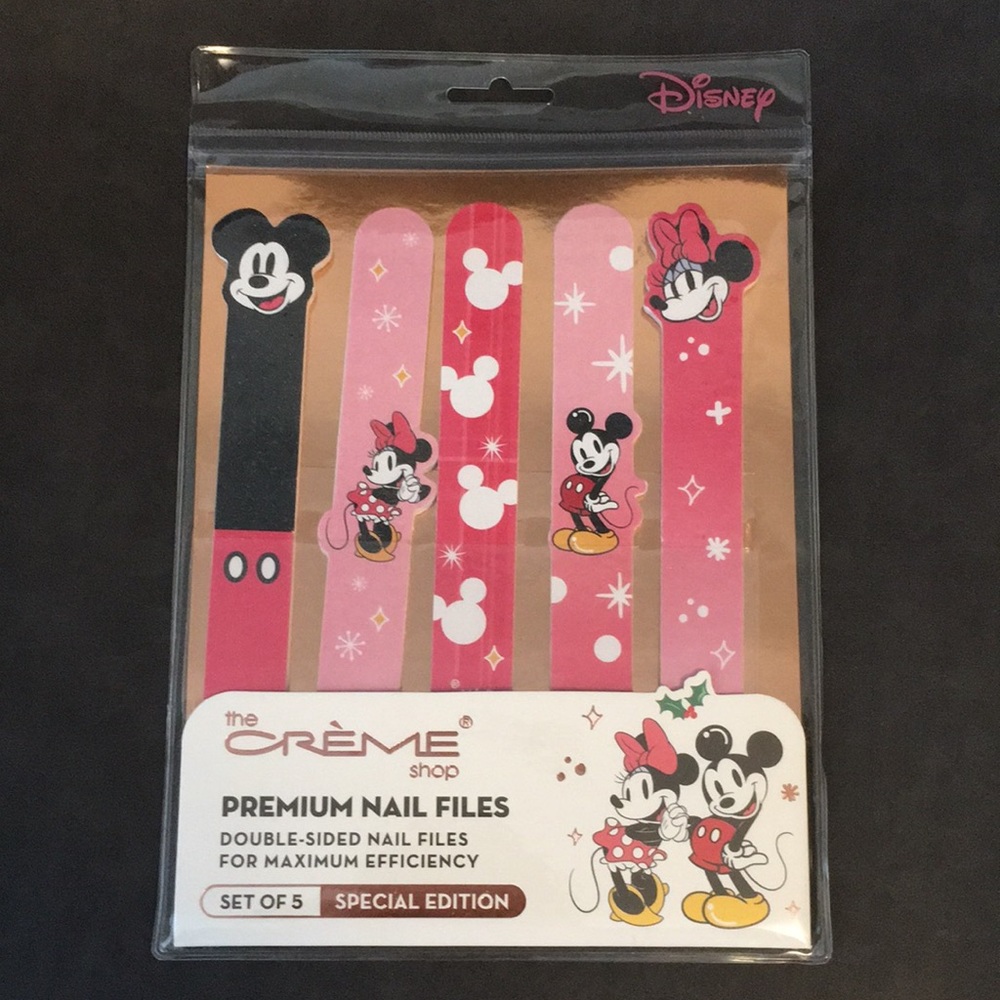 Disney Mickey Minnie Premium Nail Files NWT